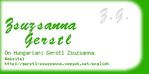 zsuzsanna gerstl business card